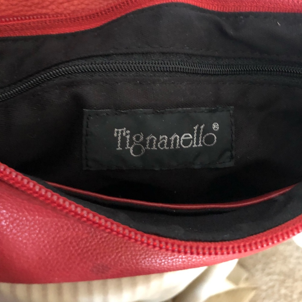 Tignanello Red Leather Purse - Picture 6 of 6